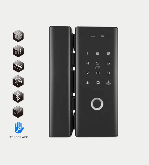 Smart Lock - Glass Doors With installation