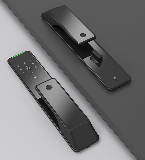 Smart lock for wood, aluminum and metal doors