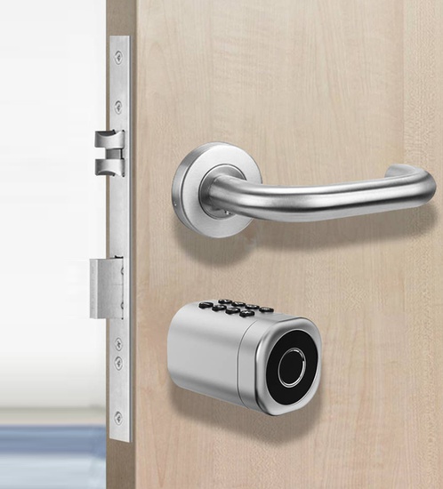 Cylindrical Smart Lock - Aluminium Doors With installation