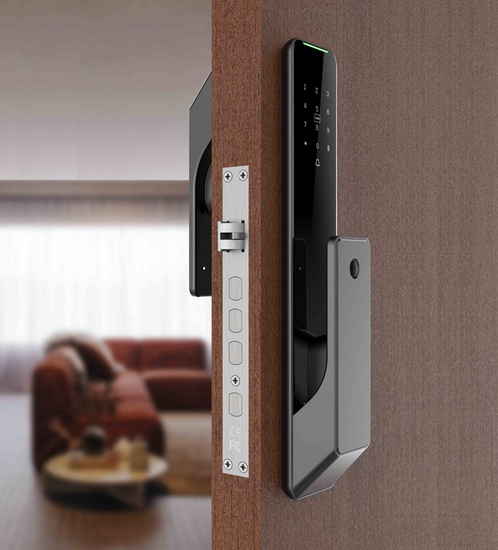 Smart lock for wood, aluminum and metal doors