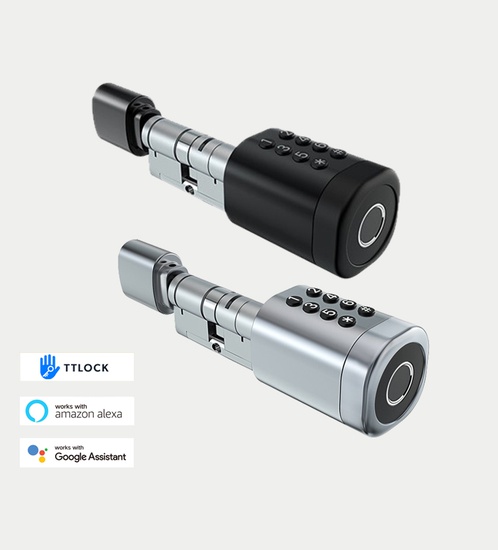 Cylindrical Smart Lock - Aluminium Doors With installation