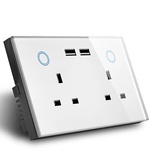 Wi-Fi Double Smart USB Wall Socket-With installation