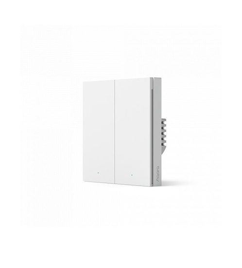 Aqara Smart Wall Switch H1(No Neutral, Double Rocker) - - with installation