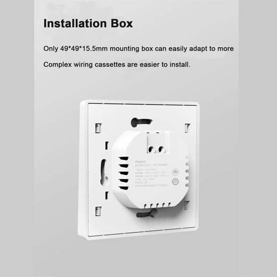 SMART WALL SWITCH H1 NO NEUTRAL 2 ROCKER