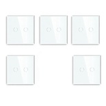 Smart Zigbee Switch 2G 86x86 mm Glass Touch with installation